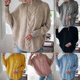 cotton long sleeve women casual solid color sweater