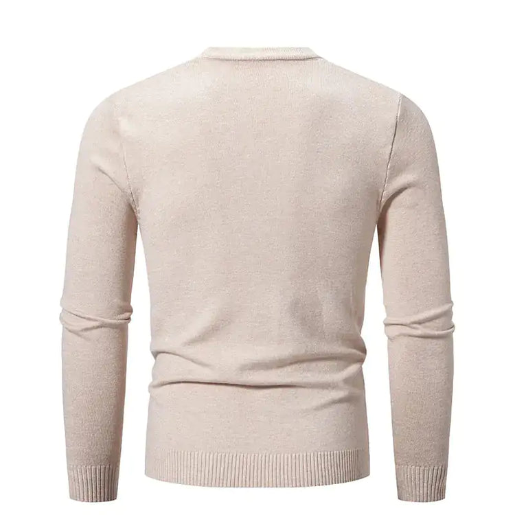 Men Elastic Slim Fit Sweater