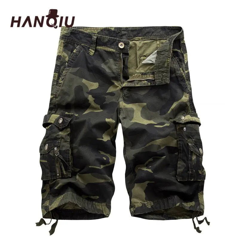 Men Cargo Shorts Men Military