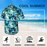 Men Short Sleeve Button Down Casual Summer Shirts