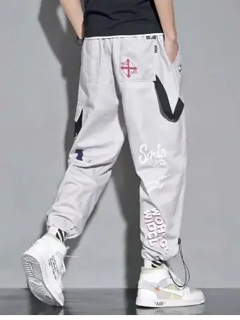 men trousers harem slim fit