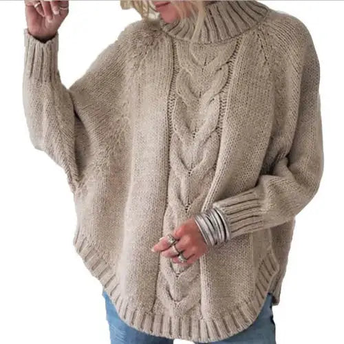 cotton long sleeve women casual solid color sweater