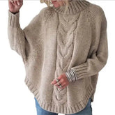 cotton long sleeve women casual solid color sweater
