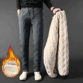 Men Winter Lambswool Sweatpants