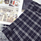 Women Plaid Wrap Skirt