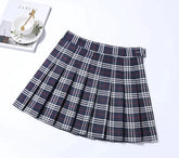 Women Classic Plaid Skirt Jk Uniform Skirt