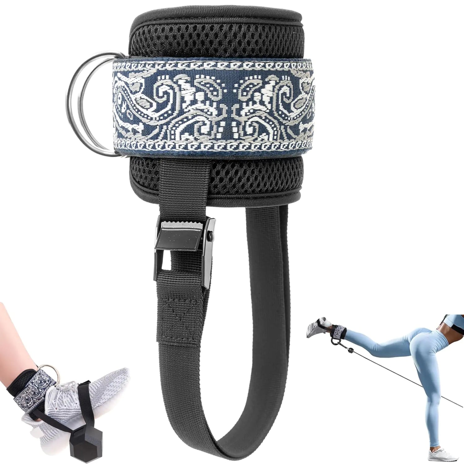 Universal Ankle Strap Dumbbell Connector - Heavy Duty