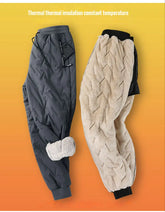 Men Winter Lambswool Sweatpants