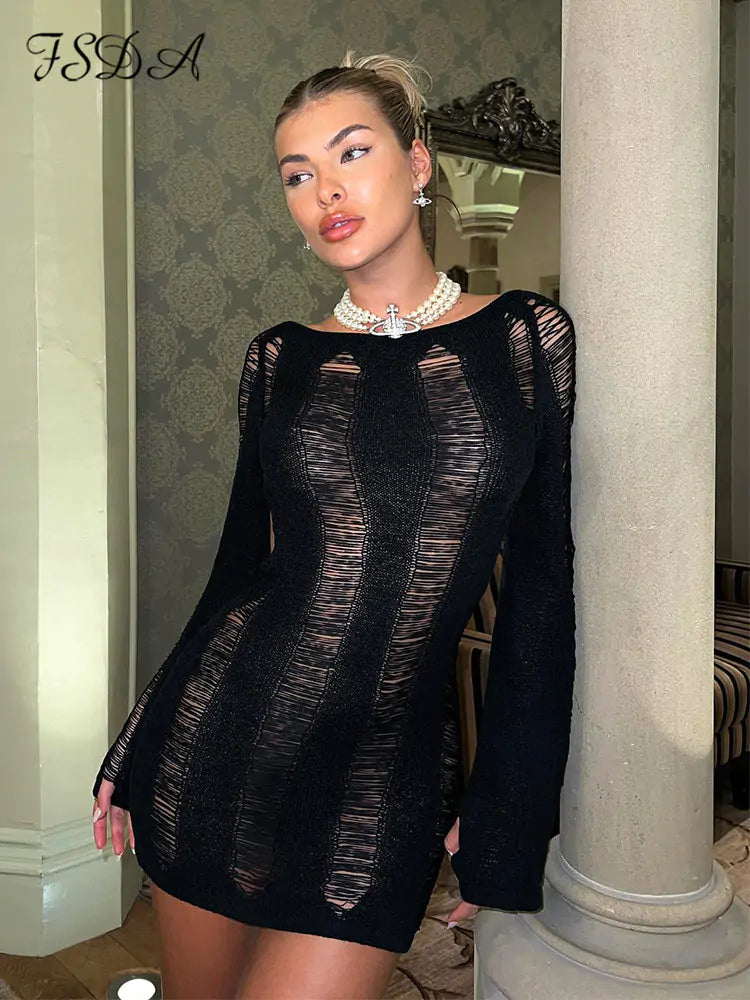 maxi women autumn printed bodycon dress