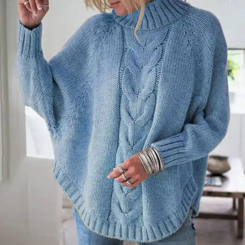 cotton long sleeve women casual solid color sweater