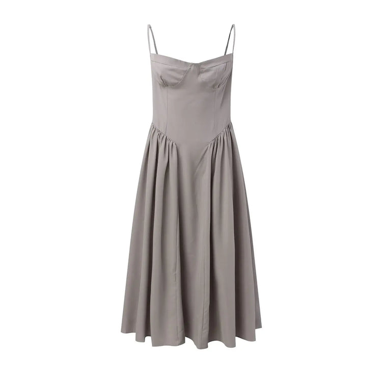 casual women sleeveless dress
