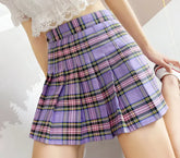 Women Classic Plaid Skirt Jk Uniform Skirt