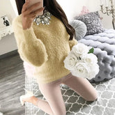 fleece lined sweater women