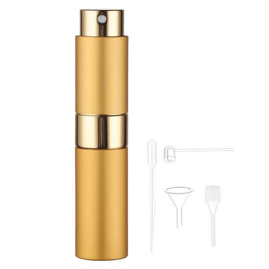 ZERNBER Travel Perfume Bottle Refillable(Gold)