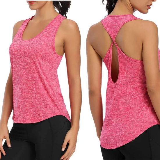 running yoga sleeveless shirts