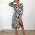 ladies leopard maxi dress